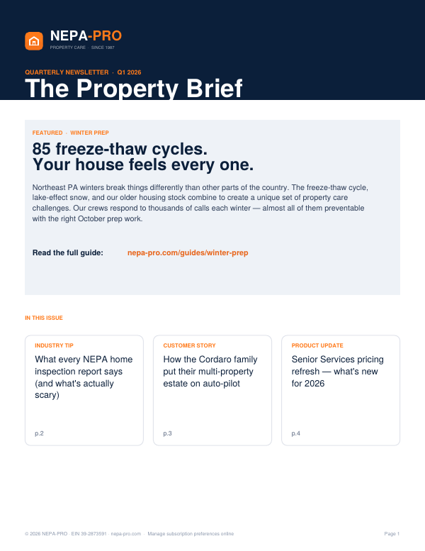 Preview of Quarterly Newsletter Template